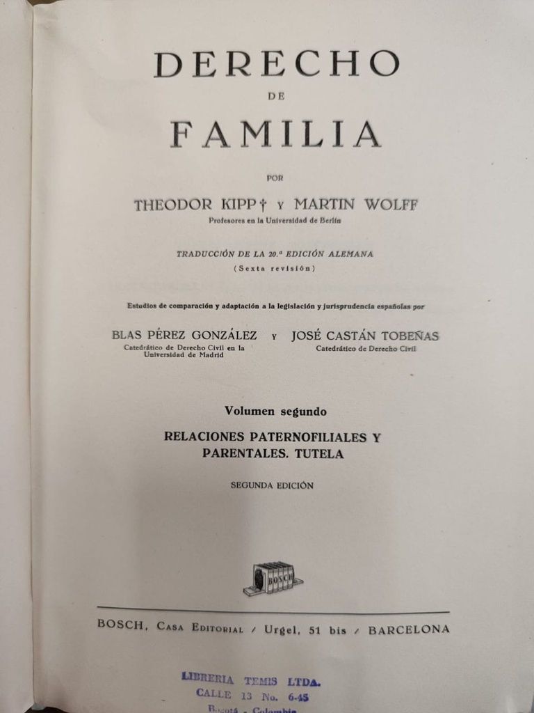 Tratado de Derecho Civil. Enneccerus - kipp - Wolf. 11 Tomos