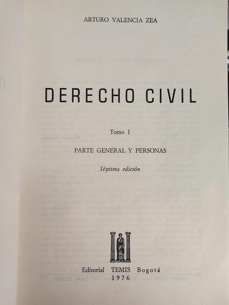 Derecho Civil. Obra Completa Arturo Valencia Zea 